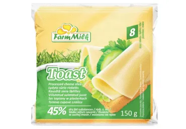Kausētais siers šķēlēs FARM MILK 150g