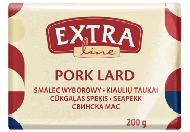 Kausēti cūku tauki EXTRA LINE 200g