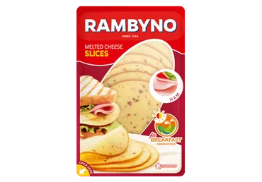 Kausētais siers Rambyno šķiņķa 45% 150g