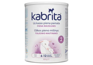 Kazas piena maisījums KABRITA 2 6+800g