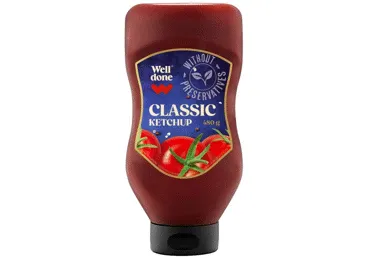 Kečups klasiskais WELL DONE 480g