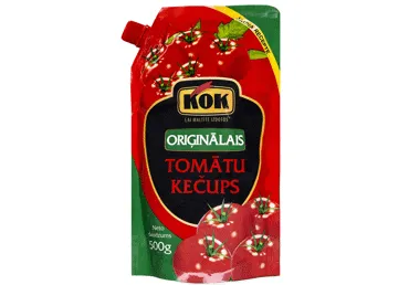 Kečups oriģinālais KOK stāvpakā 500g