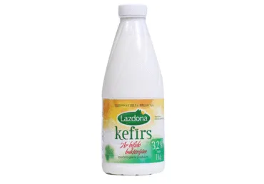 Kefīrs LAZDONAS PIENS 3,2% 1kg pudelē
