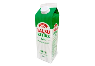 Kefīrs Talsu 2.5% tetra ar korķi 1l