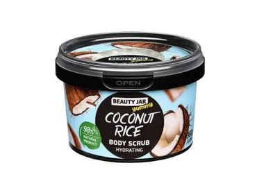 Ķermeņa skrubis BEAUTY JAR Coconut Rice 360g