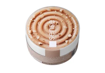 Ķermeņa skrubis SENSE Silk Vanila&Macadamia 200ml