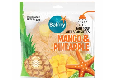 Ķermeņa sūklis KILLYS ar ziepju gabaliņiem mango