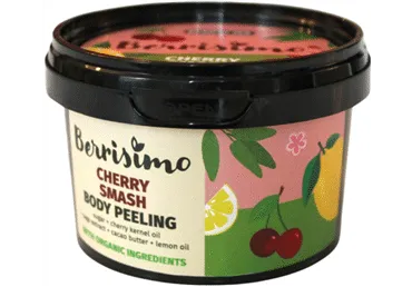 Ķerm.skrub.BEAUTY JAR Berris.Cherry 300g