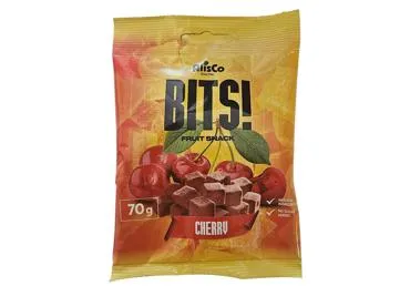 Konfektes želejas ķiršu našķis Bits! 70g