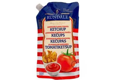 Klasiskais kečups Amerikāņu RUNDĀLE 400g