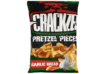 Kliņģerīšu gabaliņi ar ķiploku maizes garšu CKRACKZEL 85g