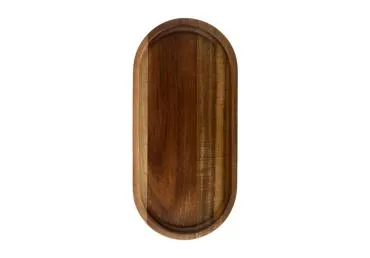 Koka paplāte ovāla UNIWELL Acacia 25cm