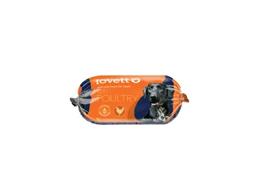 Kompleksā barība suņiem LOVETT ar putnu gaļu 400g