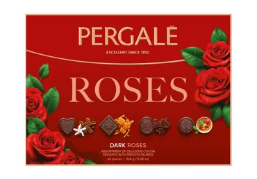 Konfekšu izlase PERGALE Dark Roses 348g