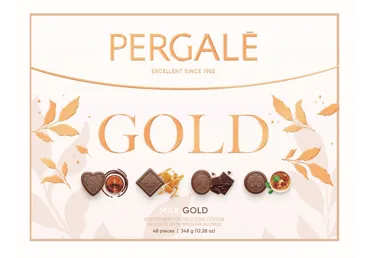 Konfekšu izlase PERGALE Milk Gold 348g