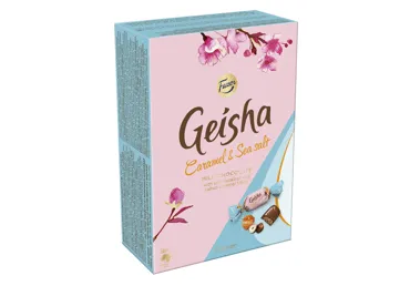 Konfekšu kārba GEISHA karameli un jūras sāli 150g