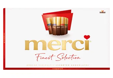 Konfekšu kārba MERCI Asorti 400g