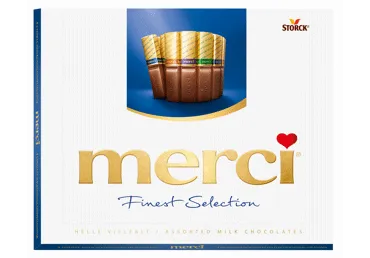 Konfekšu kārba MERCI 250g 