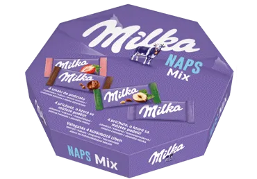 Konfekšu kārba MILKA Mix Single 138g