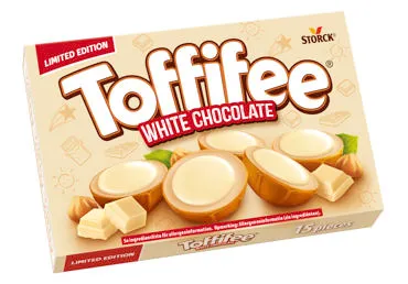 Konfekšu kārba TOFFIFEE White 125g