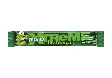 Konfektes košļāj.Chewits Xtreme sour apple 34g