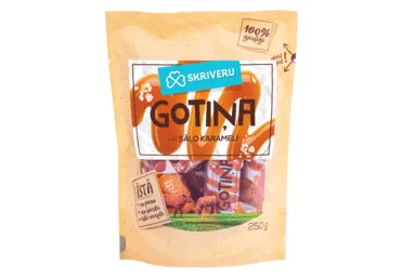Konfektes Gotiņa ar sāļo karameli SKRĪVERU 250g