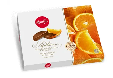 Marmelādes šķēlītēs glazūrā LAIMA, 190g