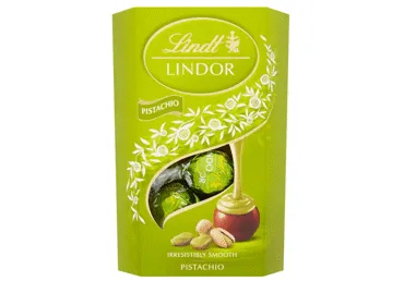 Konfektes Lindor LINDT ar pistāciju garšu 200g