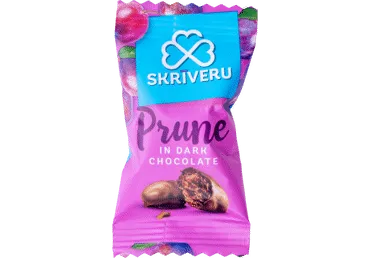 Konfektes Plūmes šokolādē SKRĪVERU sver.