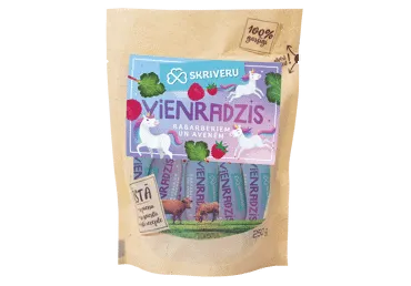 Konfektes rabarbers avene Vienradzis SRĪVERU GOTIŅA 250g