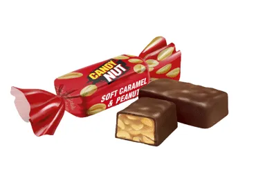 Konfektes šokolādes glazūrā Candy Nut ROSHEN sver.