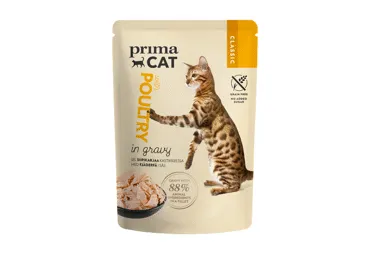 Kons. kaķu bar. PRIMACAT putnu gaļa 85g