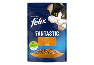 Konservēta kaķu barība FELIX FANTASTIC vista 85g