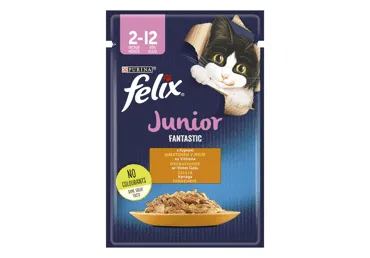 Konservēta kaķu barība FELIX JUNIOR 85g
