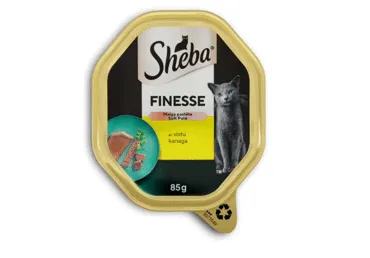 Konservēta kaķu barība Finesse ar vistu SHEBA 85g