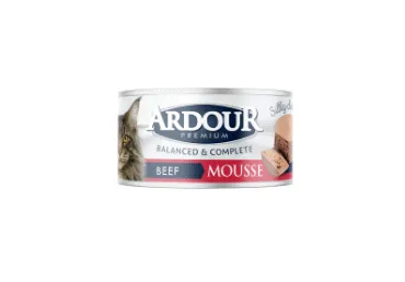 Konservēta kaķu barība liellops ARDOUR 85g