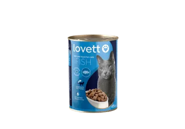 Konservēta kaķu barība LOVETT zivju 415g