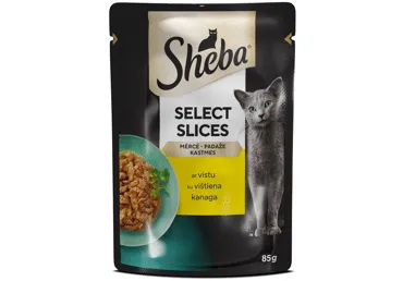 Konservēta kaķu barība SHEBA ar vistu 85g