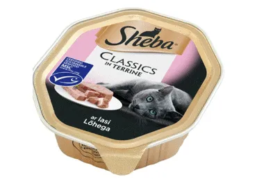 Konservēta kaķu barība SHEBA lasis 85g