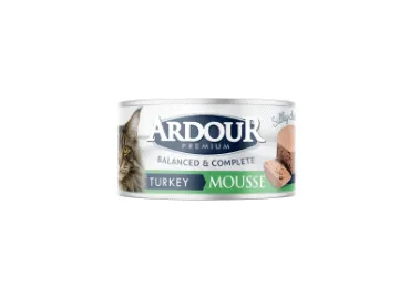Konservēta kaķu barība tītars ARDOUR 85g