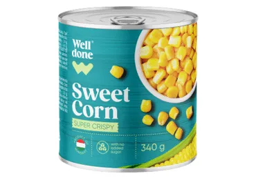 Konservēta kukurūza WELL DONE 340g