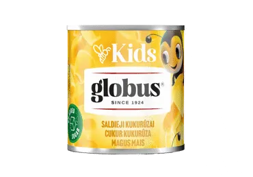 Konservēta saldā kukurūza GLOBUS KIDS 150g