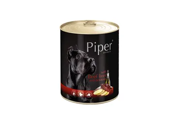 Konservēta suņu barība PIPER liellopu aknas/kartupeļi 800g