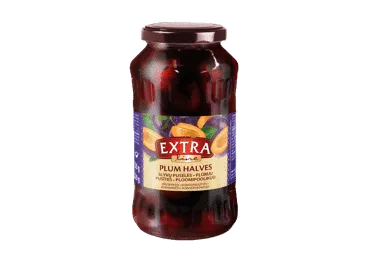 Konservētas plūmju pusītes EXTRA LINE 720g