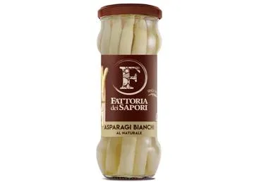 Konservēti baltie sparģeļi FATTORIA DEI SAPORI 330g
