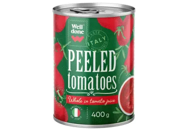 Konservēti tomāti Italy WELL DONE mizoti 400g