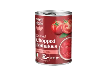 Konservēti tomāti WELL DONE sasmalcināti 400g