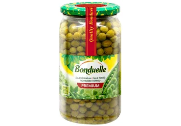 Konservēti zaļie zirnīši BONDUELLE 660g stikla