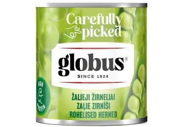 Zirnīši smalkie saldie Globus  400 g (280g)