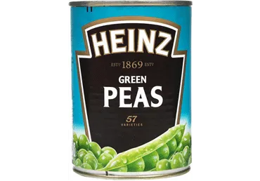 Zaļie zirnīši Heinz 400g/240g